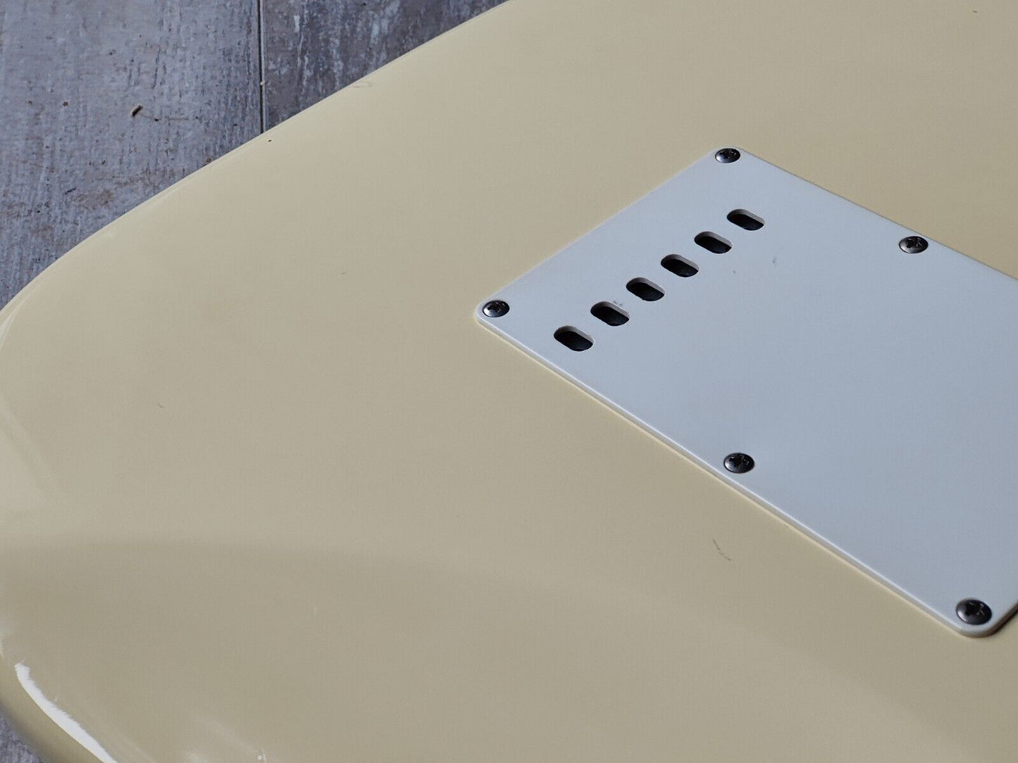 1986 Fender Japan ST72-65 '72 Reissue Blackmore Scalloped Stratocaster (White)