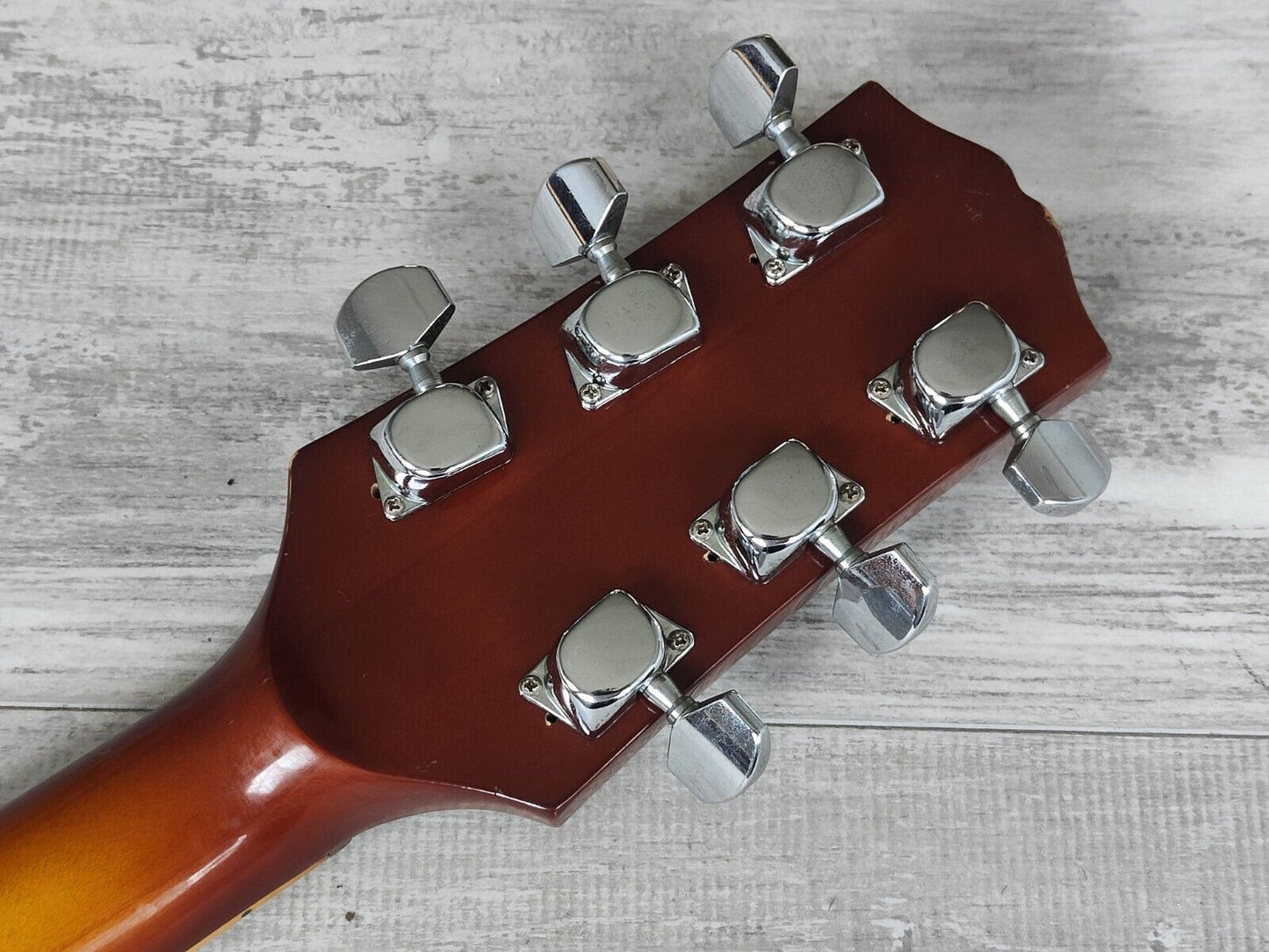 1976 Westminster (by Matsumoku) Japan L390S L6-S Style Single Cutaway (Sunburst)