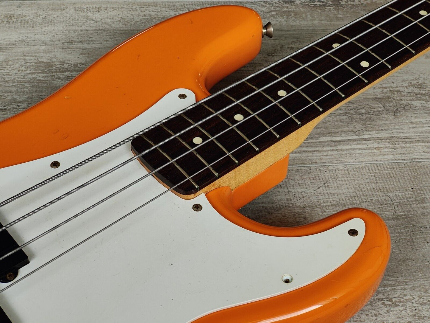 1990's Fender Japan PB-STD Standard Precision Bass (Capri Orange)