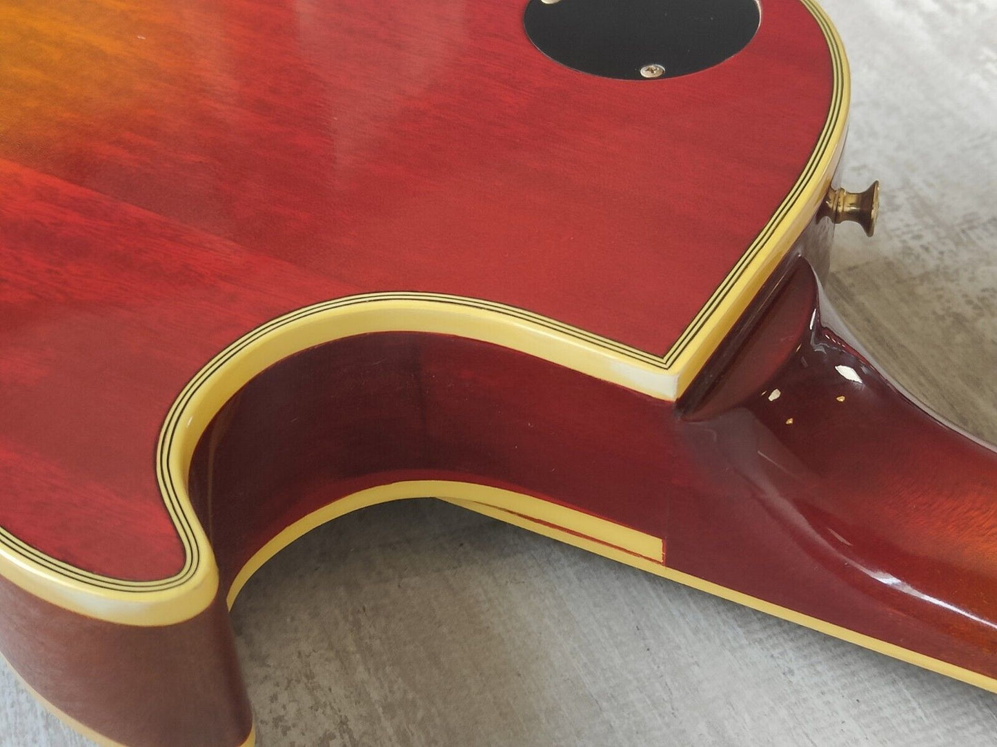 1983 Greco Japan EGC68-50 LH Left Handed Les Paul Custom (Cherry Sunburst)