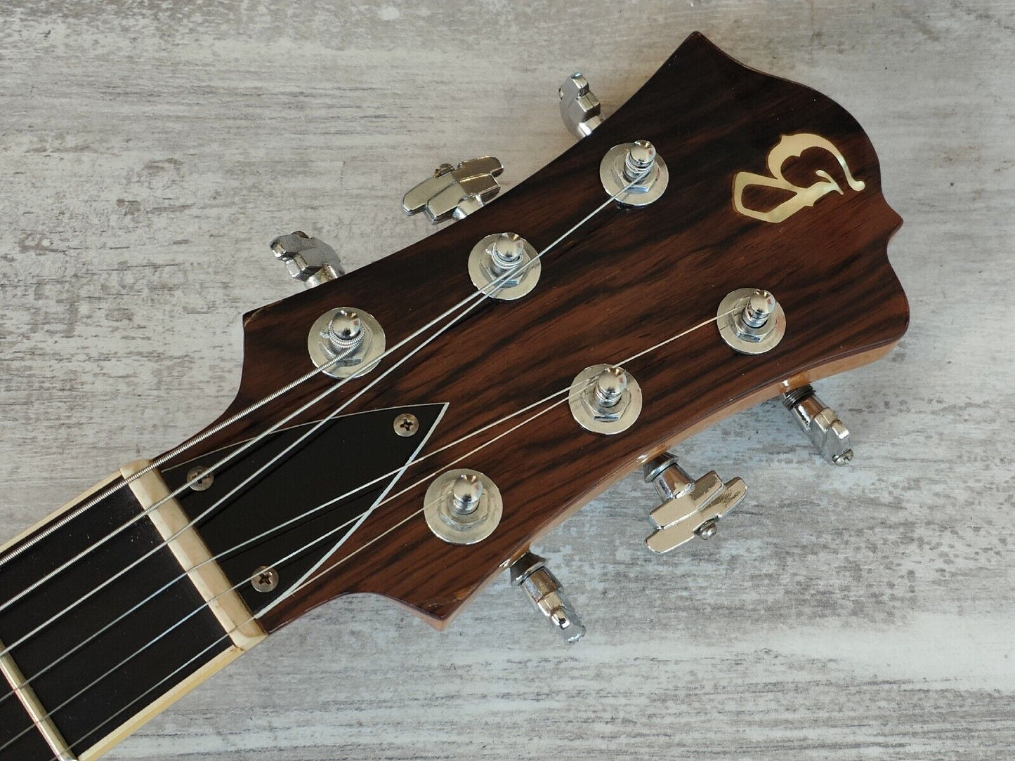 1980 Greco Japan BC-1800 Custom Order Neckthrough Mockingbird (Natural Koa)