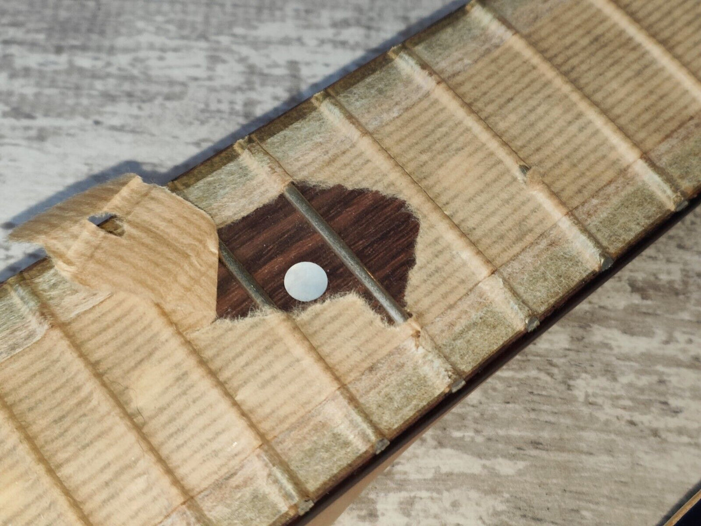 Schecter EX Exceed Series NOS Body/Neck (Black Aqua Blue Burst)