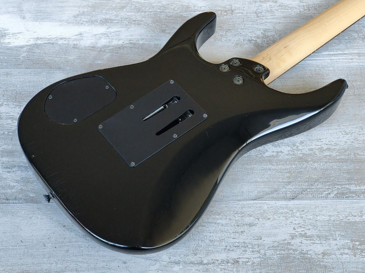 1991 Fernandes Japan FR-65 Revolver Superstrat (Black)