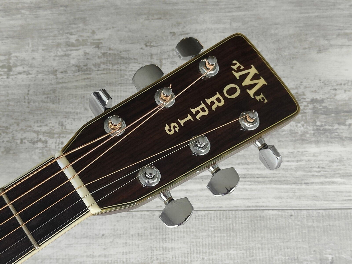 1980's Morris Japan W-40 Acoustic Guitar (Natural) W/Case