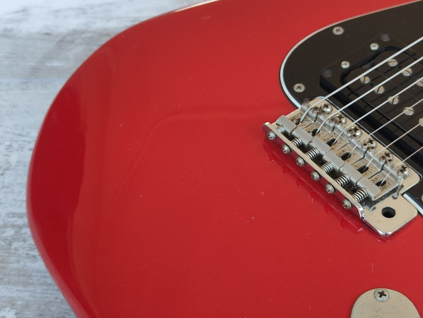 1984 Squier Japan SST314H-55 JV Series HSS Contemporary Stratocaster (Red)