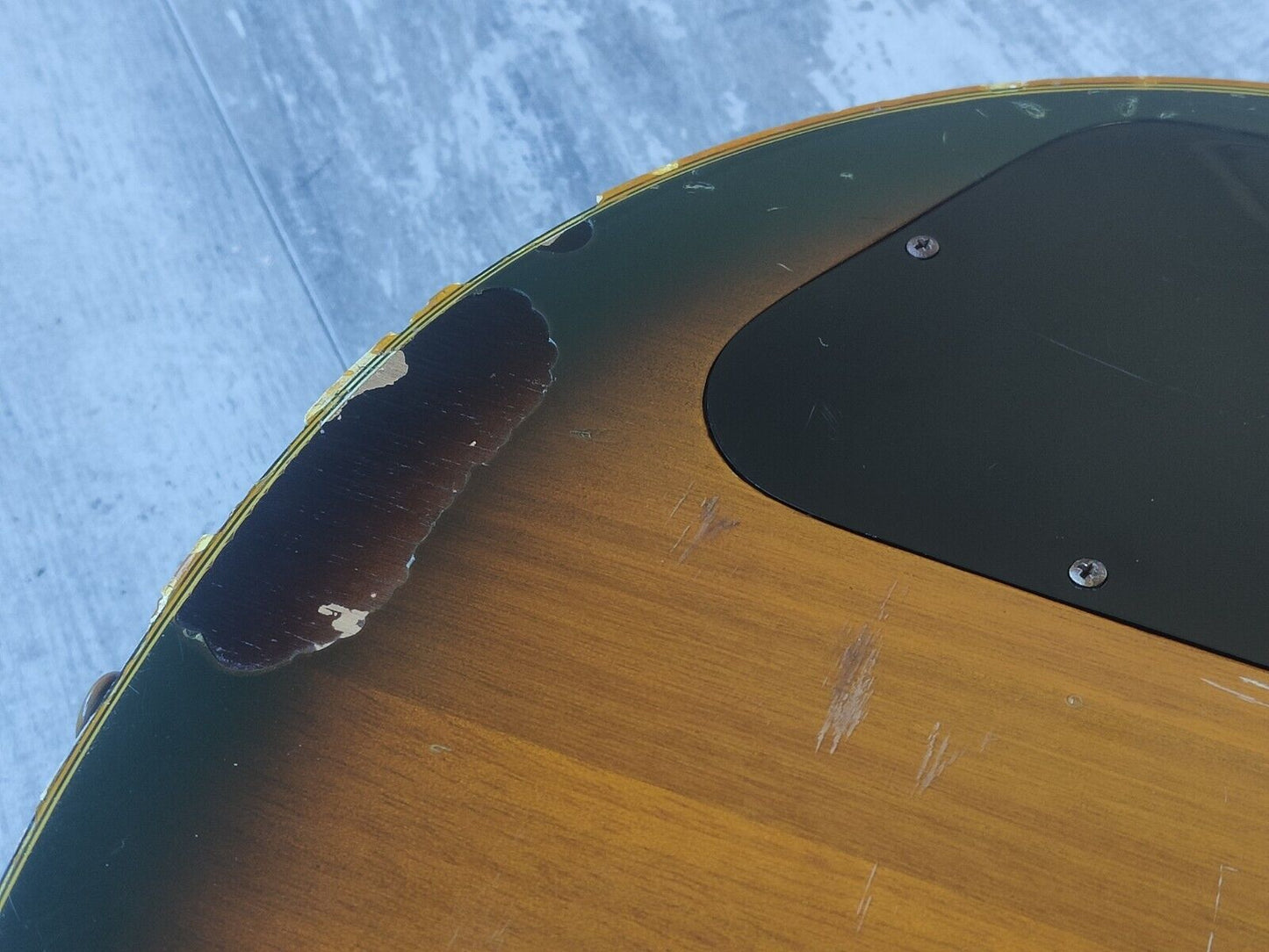 1976 Aria Pro II Japan Les Paul Custom (Transparent Red Top Refinish)