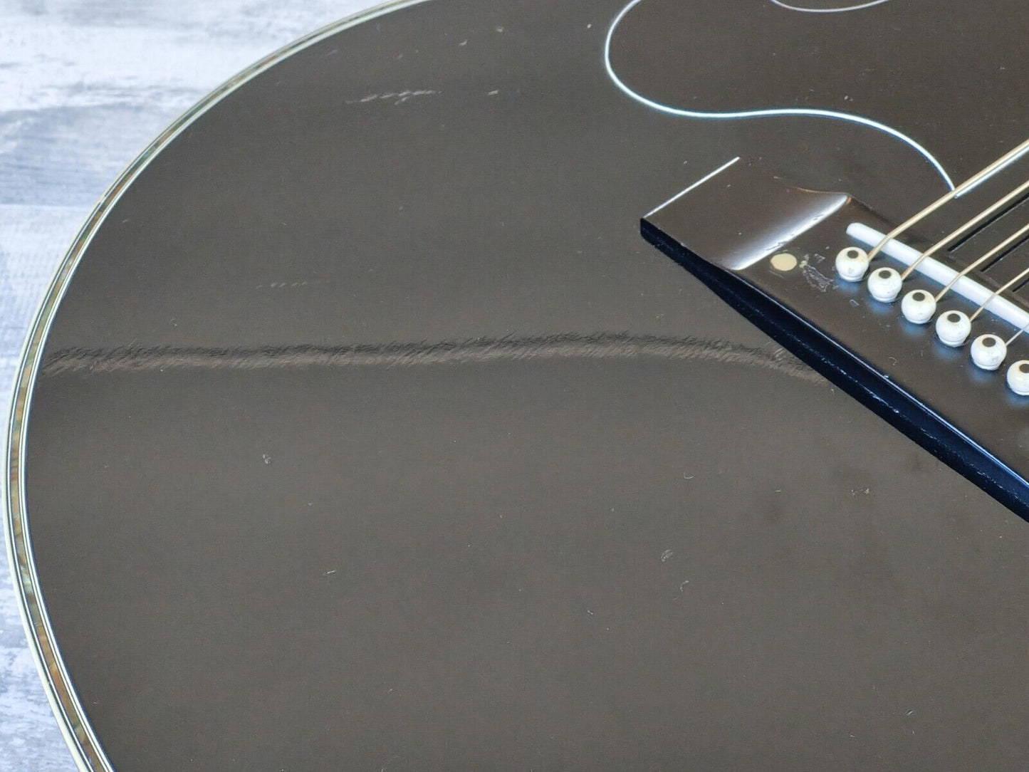 1980's Morris WJ-50 Japanese Everly Brothers Jumbo Acoustic (Black)