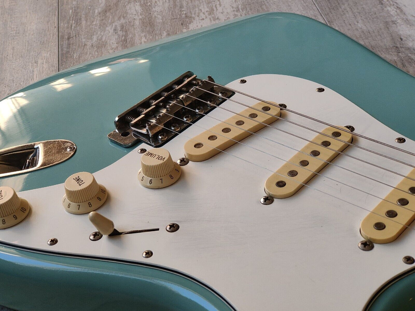 1989 Fender Japan Stratocaster Standard (Refinished Daphne Blue)