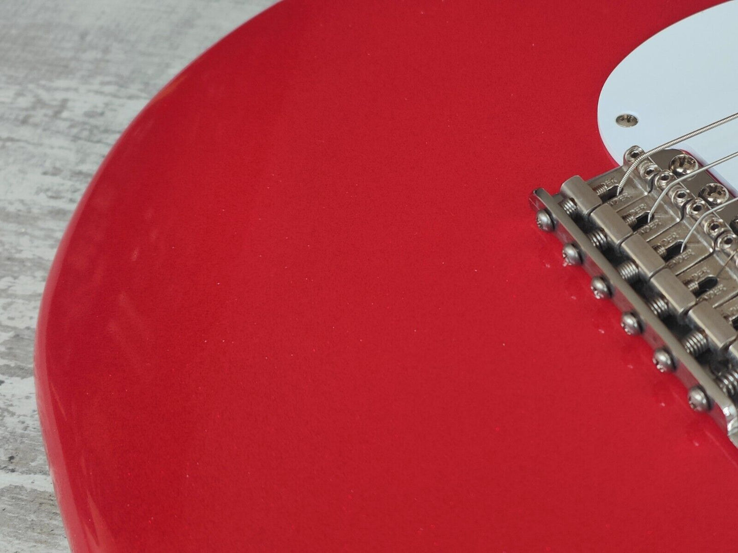 1990's Fender Japan '57 Reissue Stratocaster (Refinished Sparkle Red)