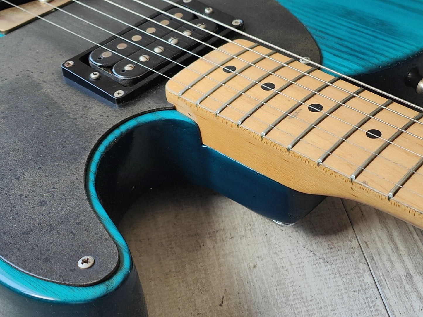 1989 Fender Japan TL67-70SPL Keith Richards Model Telecaster (Refinished Blue)