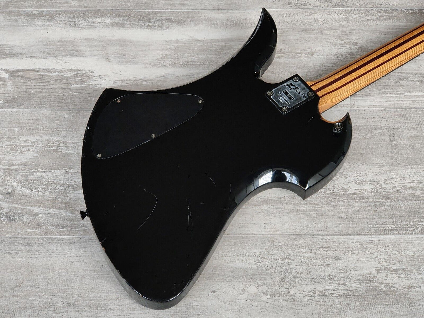 1980's BC Rich Japan NJ Series MB-857 Mockingbird Bass (Black)