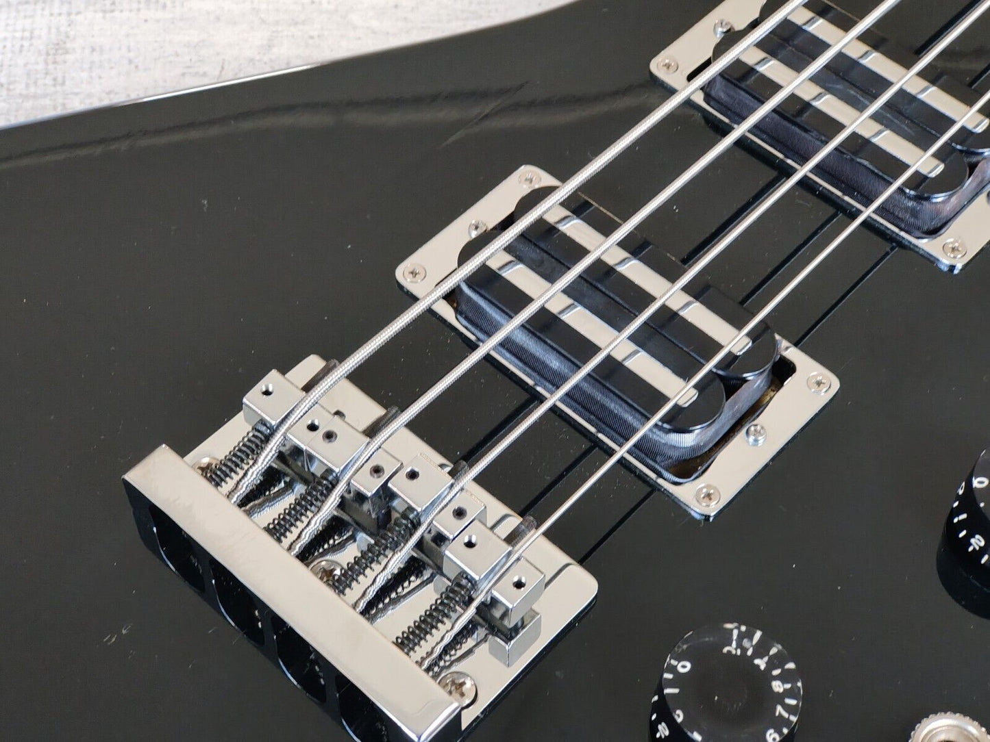 1980's Fernandes Japan BXB-55 Explorer Bass (Black)