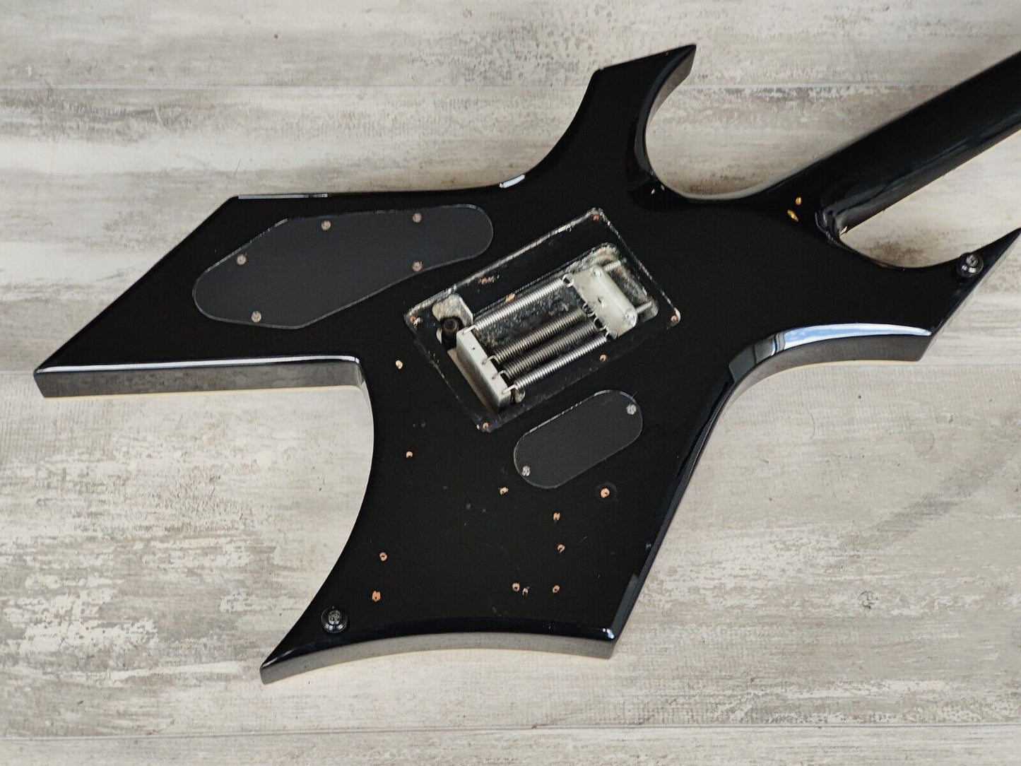 2009 B.C Rich NJ Deluxe Warlock w/EMG's (Onyx Black)