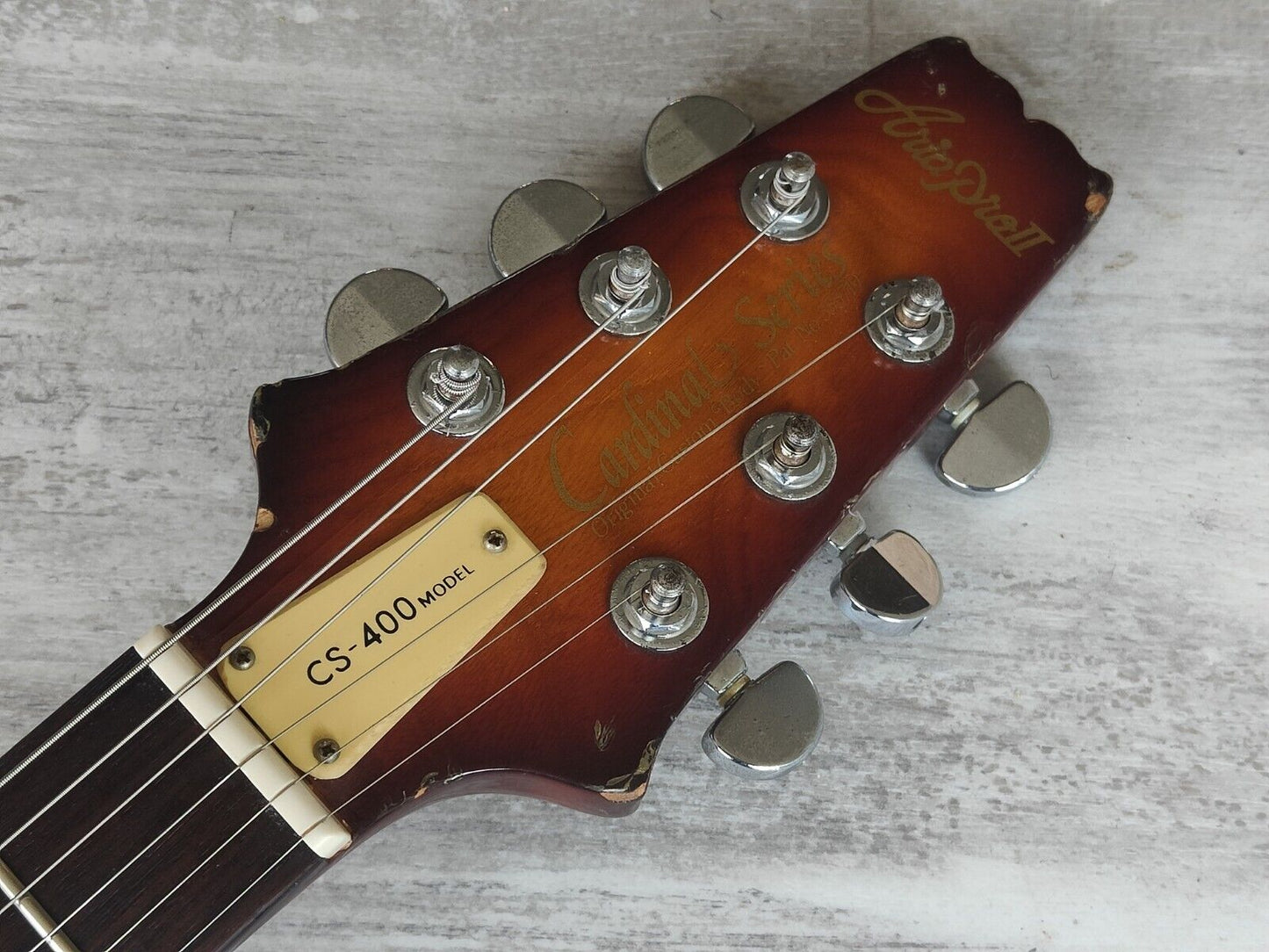 1981 Aria Pro II Japan CS-400 Cardinal Double Cutaway (Heritage Sunburst)