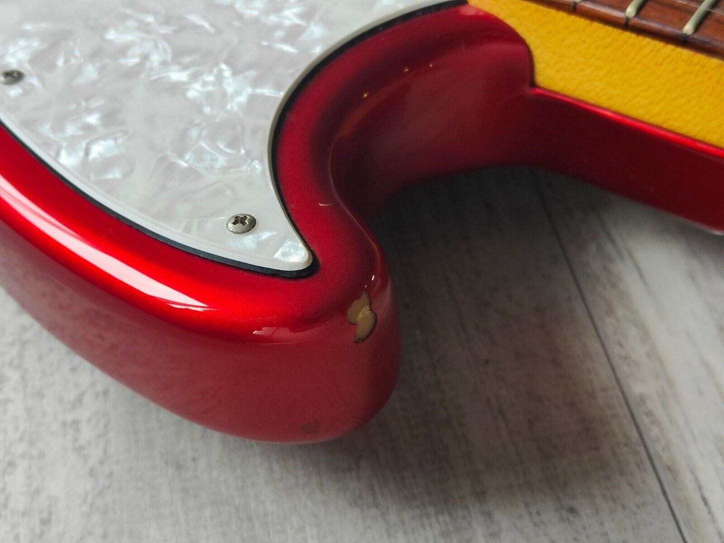 2010 Fender Japan MG69/MH '69 Reissue Mustang w/Matching Headstock (Candy Red)