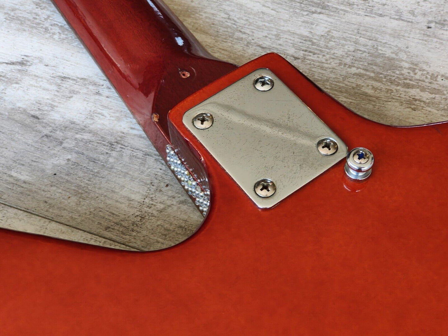 1970's Tomson Japan Explorer/Destroyer Electric Guitar (Sunburst)