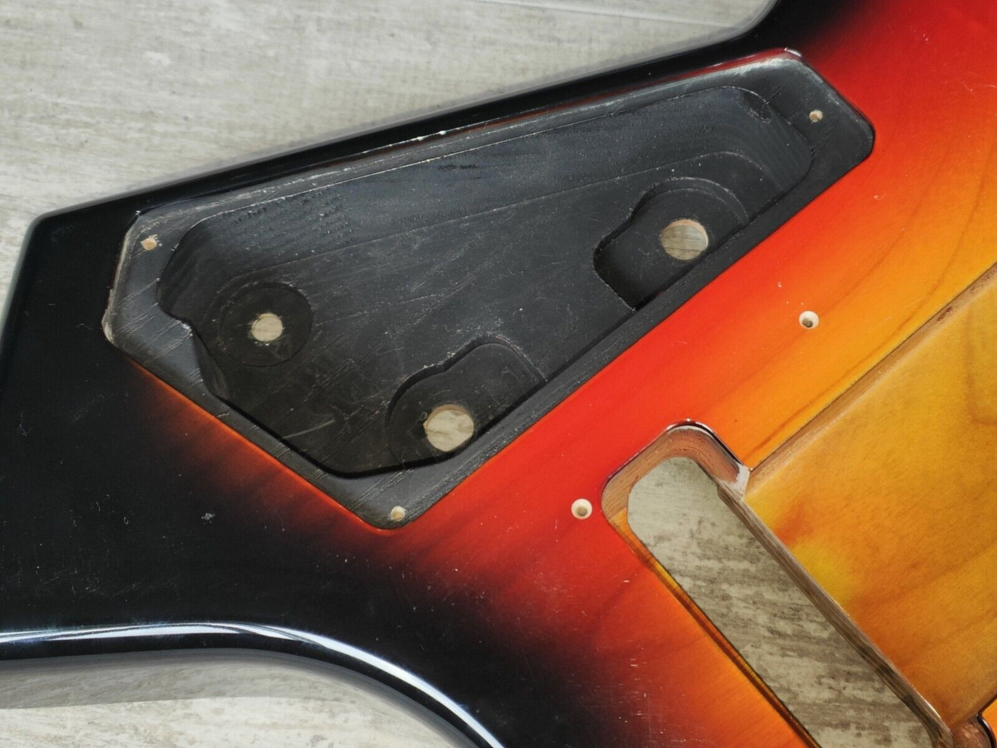 Killer Japan KG-Exploder Explorer Style Neck/Body (Sunburst)