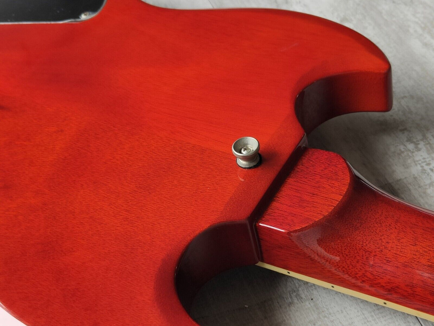 Blitz by Aria Pro II SG Double Cutaway (Cherry Red)
