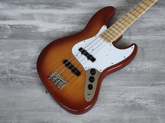 2004 Fender Japan JB75 '75 Reissue Jazz Bass (Light Amber Sunburst)