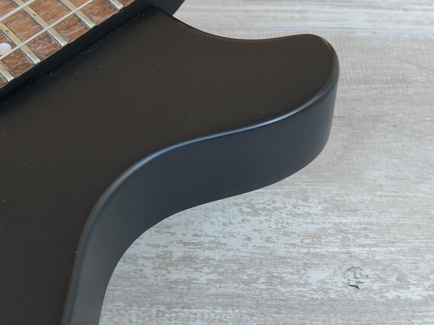 Edwards Japan (by ESP) EJ-78TV Double Cutaway Bass Guitar Luna Sea (Matte Black)