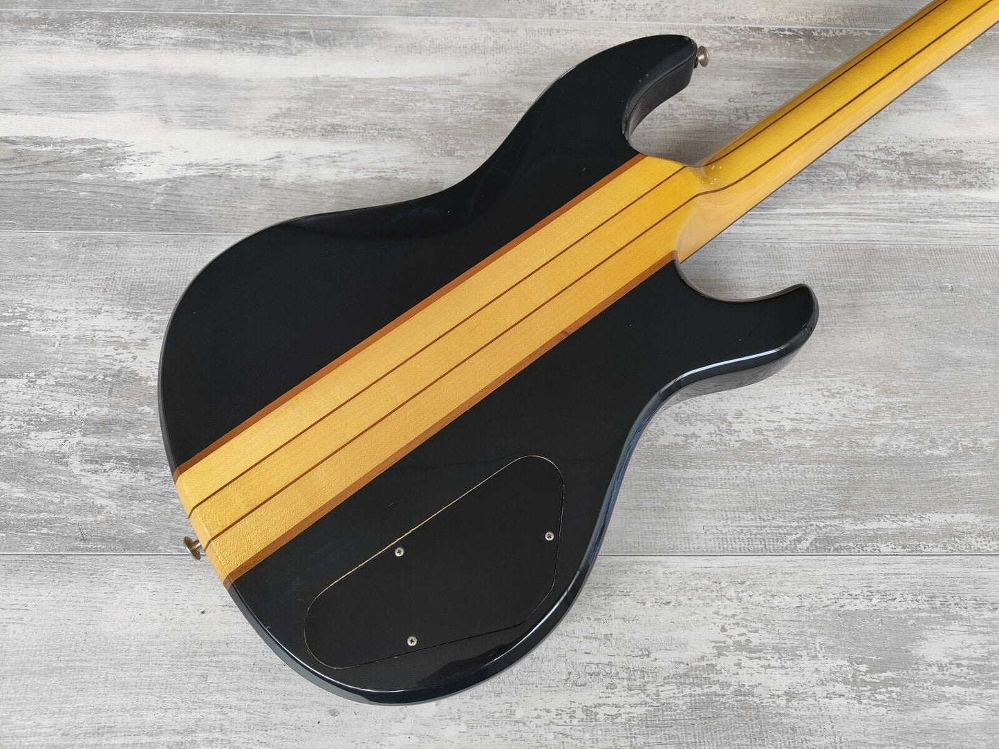 1981 Aria Pro II TSB-650 Thor Sound Neckthrough Left Handed Bass (Dark Brown)