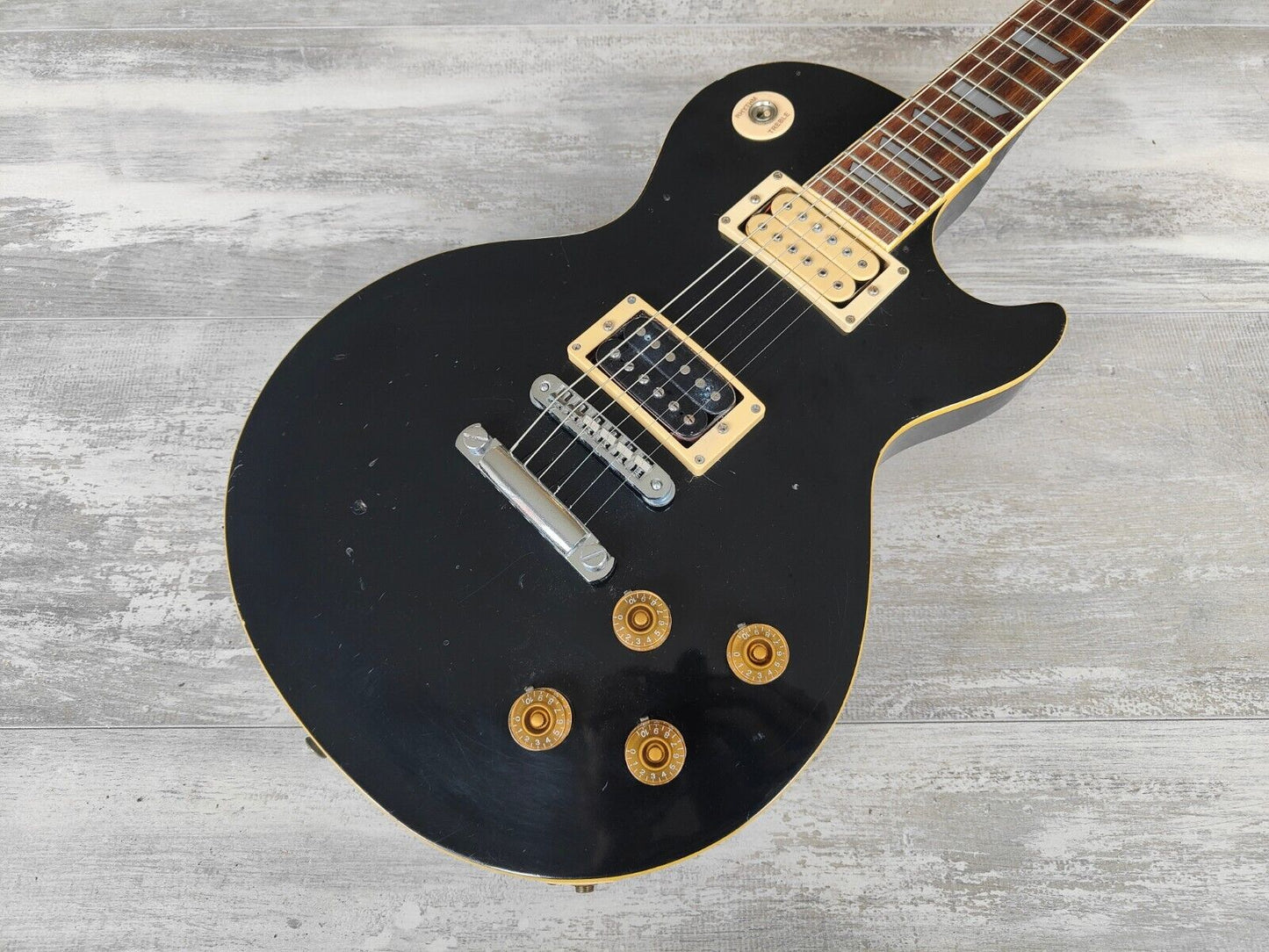 1977 Greco Japan EG-450 Vintage Les Paul Standard (Black)
