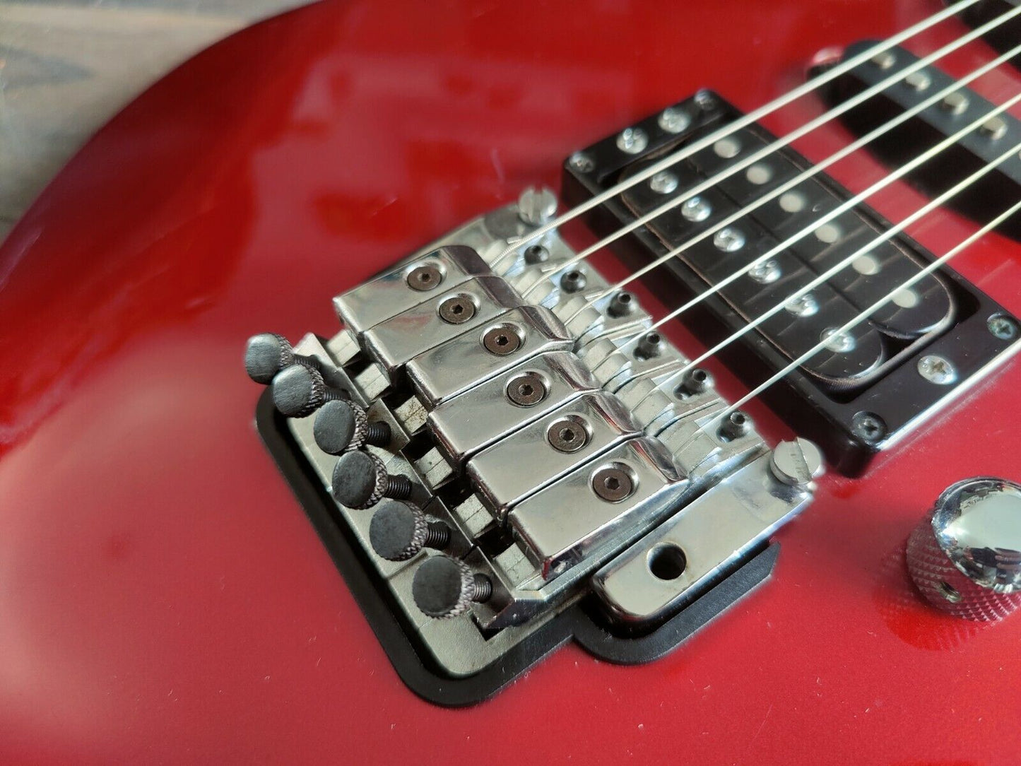 1987 Yamaha Japan Session 512 HSS Stratocaster (Candy Apple Red)