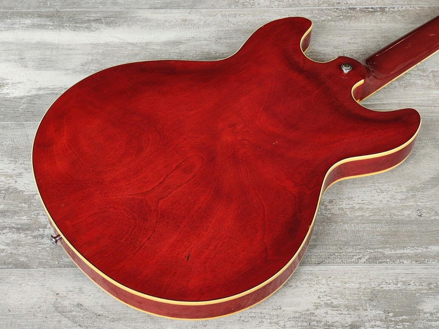 1980 Yamaha Japan SA-1000 ES-335 Semi Hollowbody Electric Guitar (Persimmon Red)
