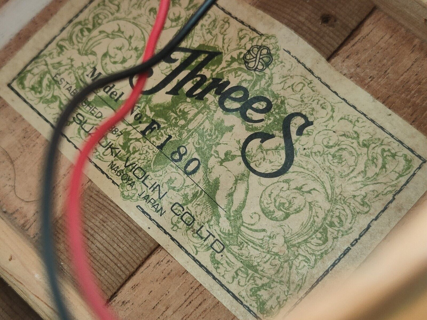 1970's Three S Japan (by Suzuki) F-180 Acoustic Guitar