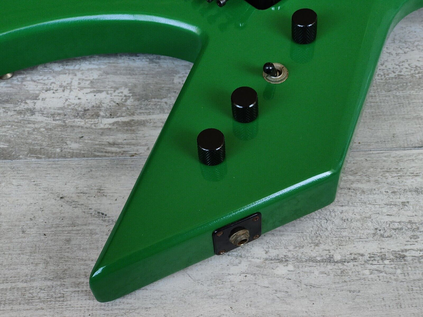 1980's BC Rich Japan NJ Series Warlock w/Floyd Rose (Refinished Green)