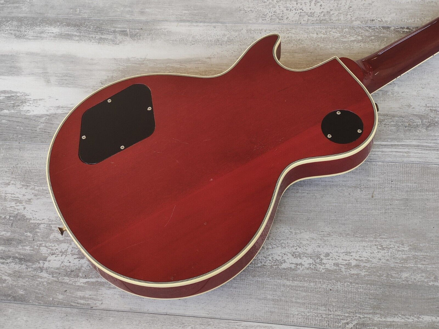 1987 Greco Japan EGC Custom Order Les Paul Custom (Flame Red)
