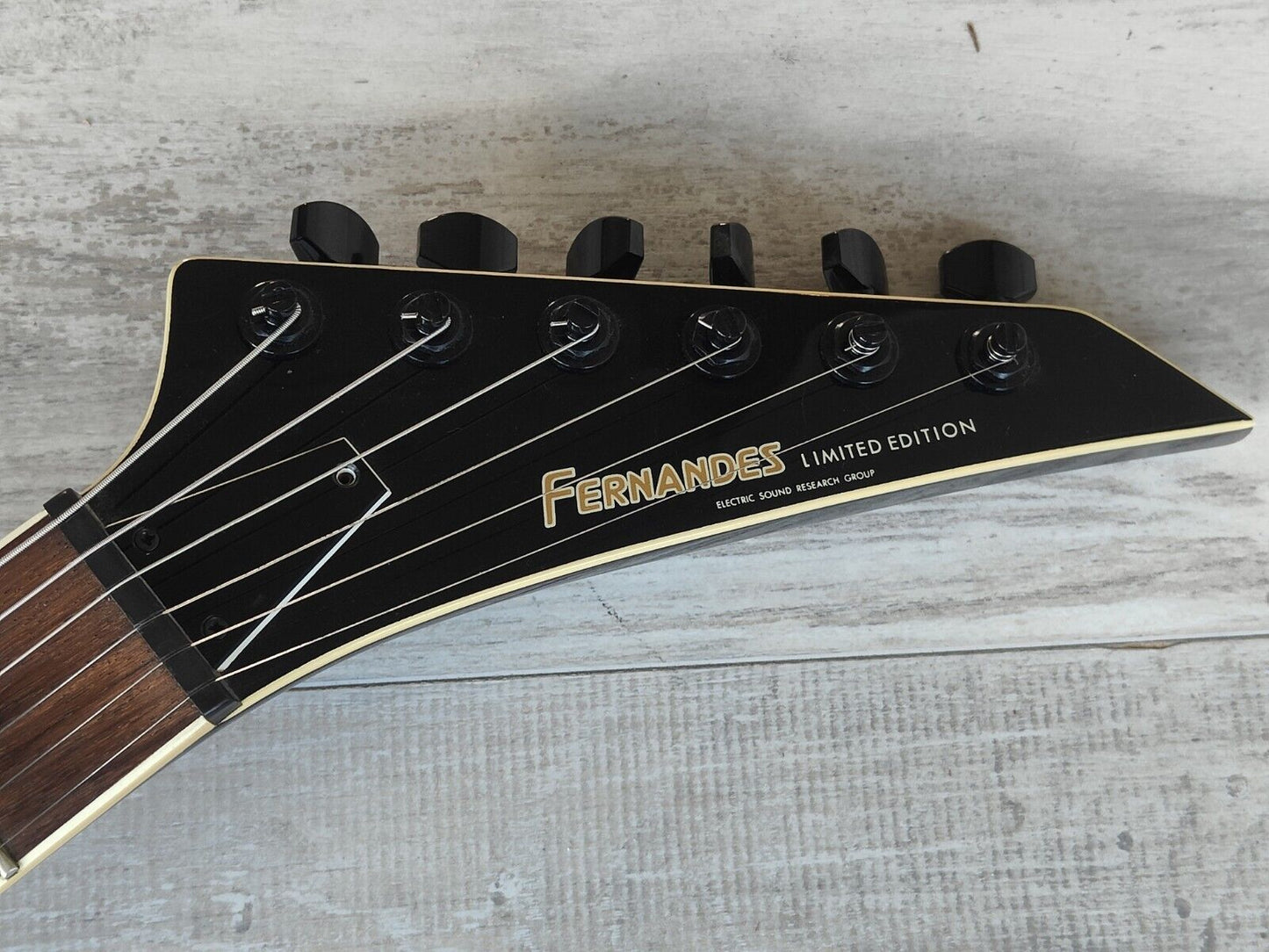 1989 Fernandes Japan TEJ-70 Contemporary Telecaster w/EMG's (Black)