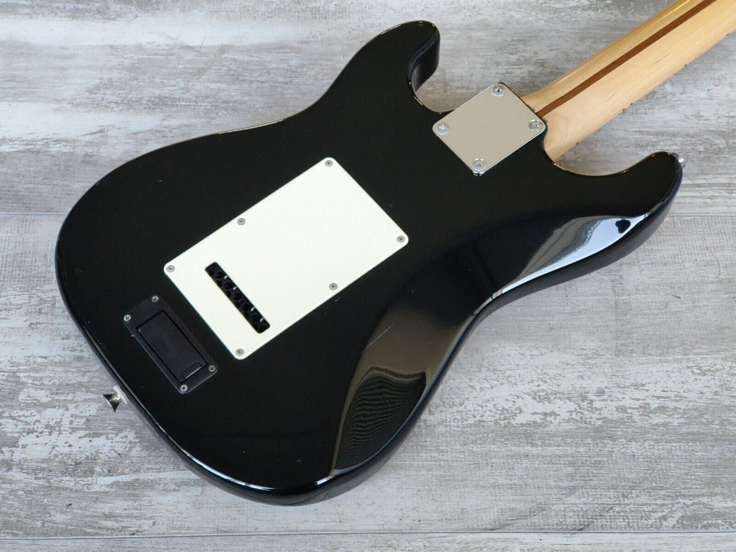 1990's Fender Japan ST-CHAMP Travel Stratocaster (Black)