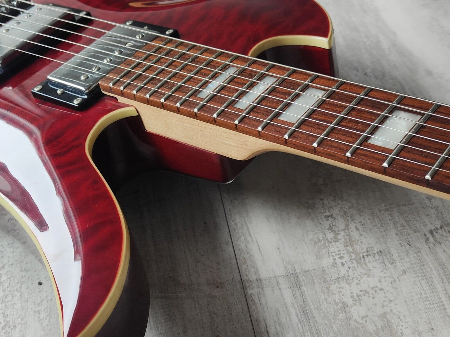 2001 BC Rich Masterpiece Mockingbird (Red Quilt)