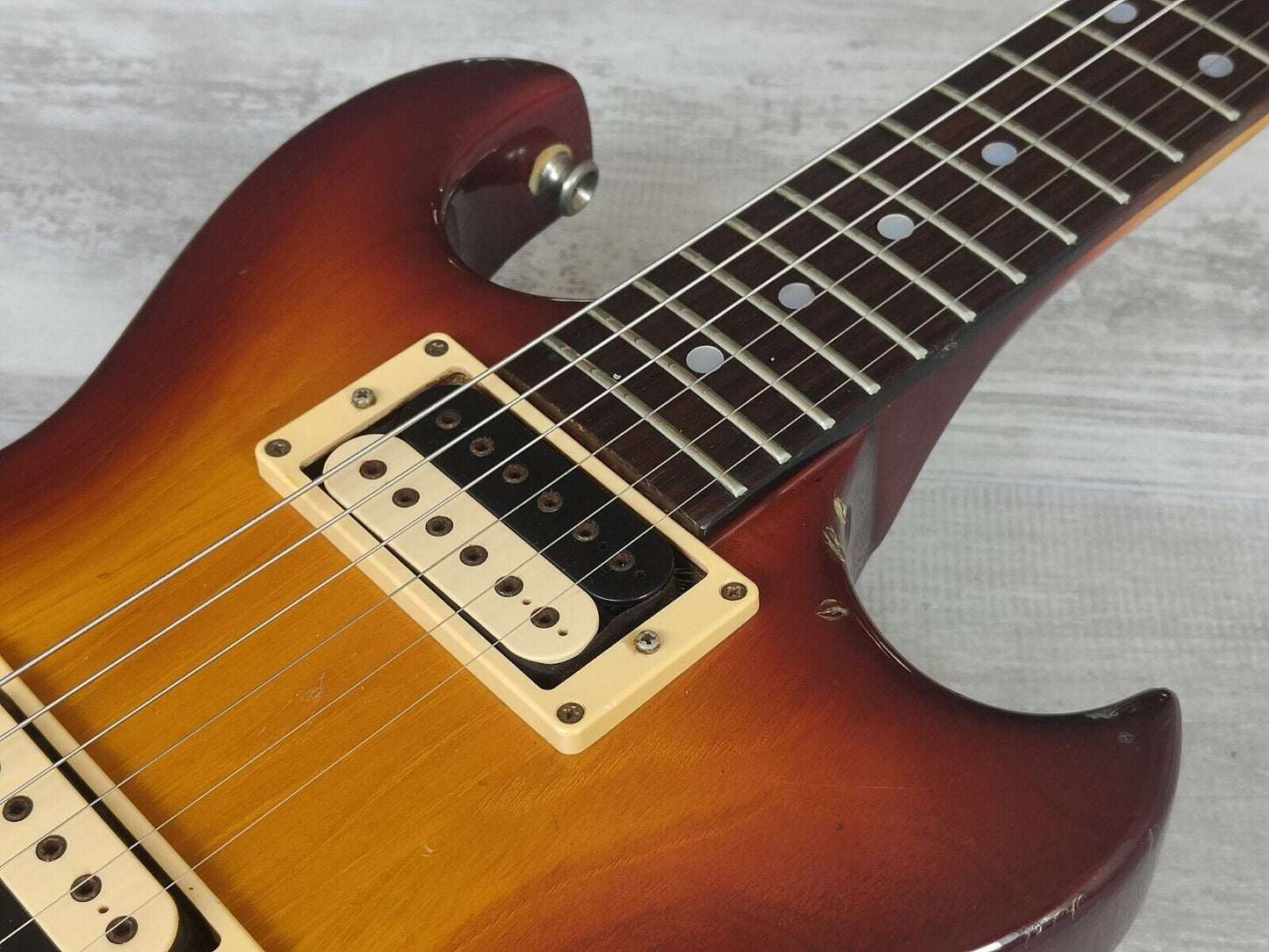 1981 Aria Pro II Japan CS-400 Cardinal Double Cutaway (Heritage Sunburst)