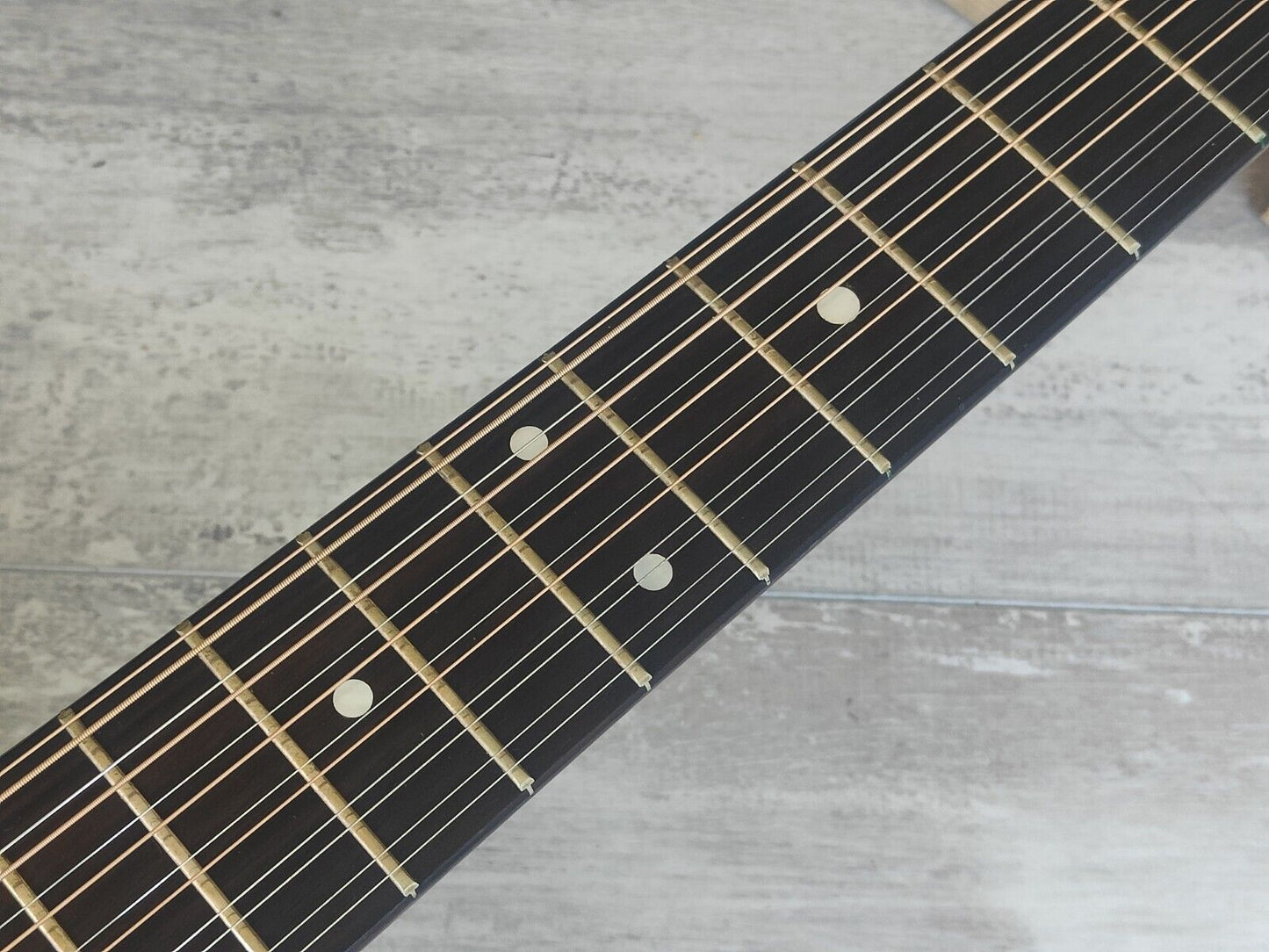 1970's Jumbo Japanese Vintage 12-String Acoustic Guitar (Natural)