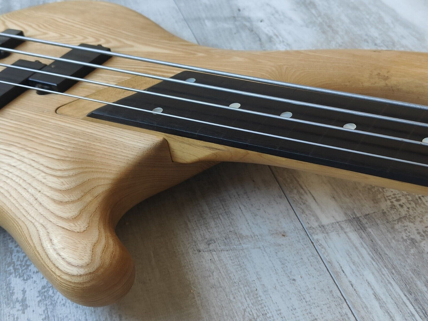 1990 Greco Japan PXB-80 Phoenix (Warwick-ish) Defretted/Fretless Bass (Natural)