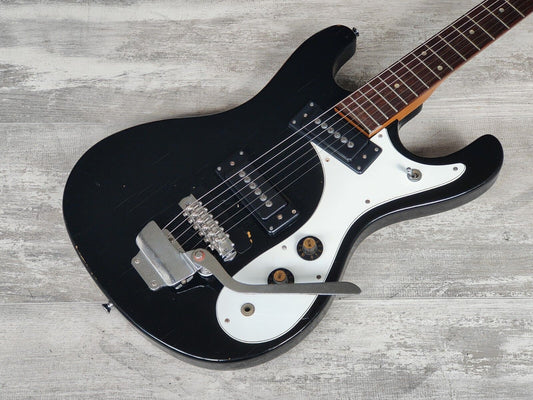 1960's Thomas (by Kiso Suzuki) Mosrite Style Offset (Black)