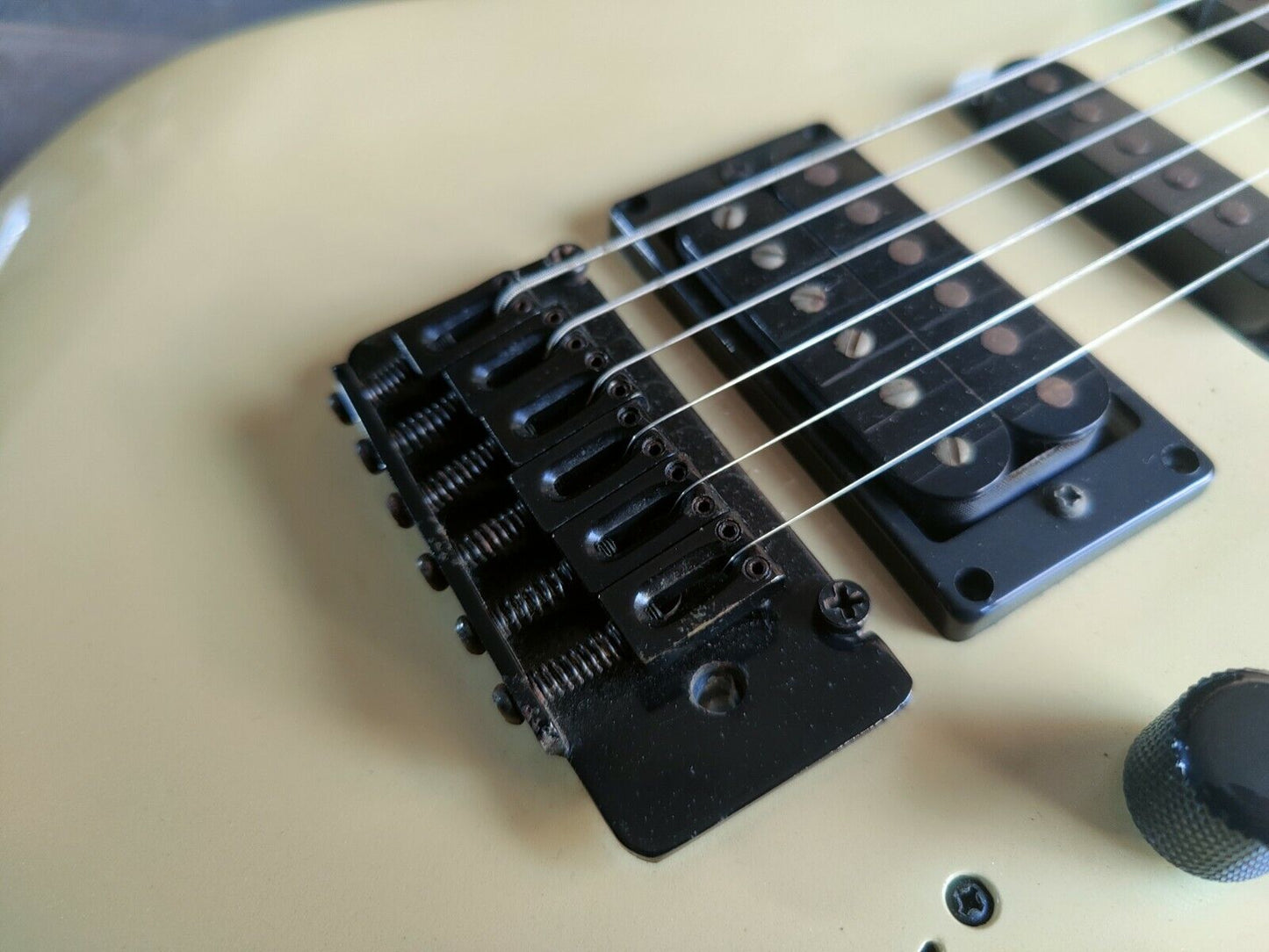 Aria Pro II "The Warrior" Superstrat Electric Guitar (White)