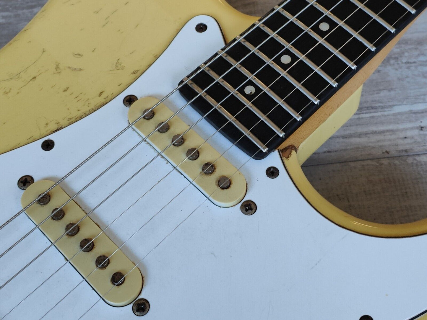 1990 Fernandes Japan FST-100 The Function Stratocaster (White)