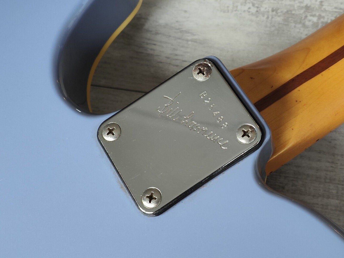 1989 Bill Lawrence BTOM-60 Bound Telecaster (Ice Blue Metallic)