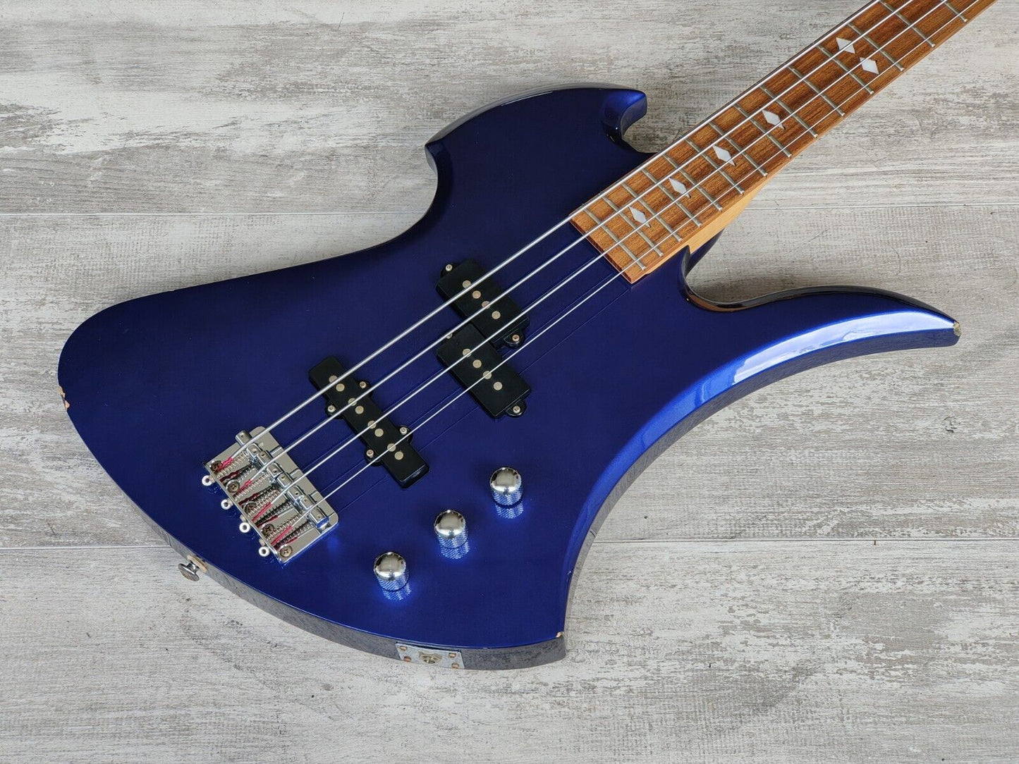 2000's BC Rich Mockingbird Bass (Blue)