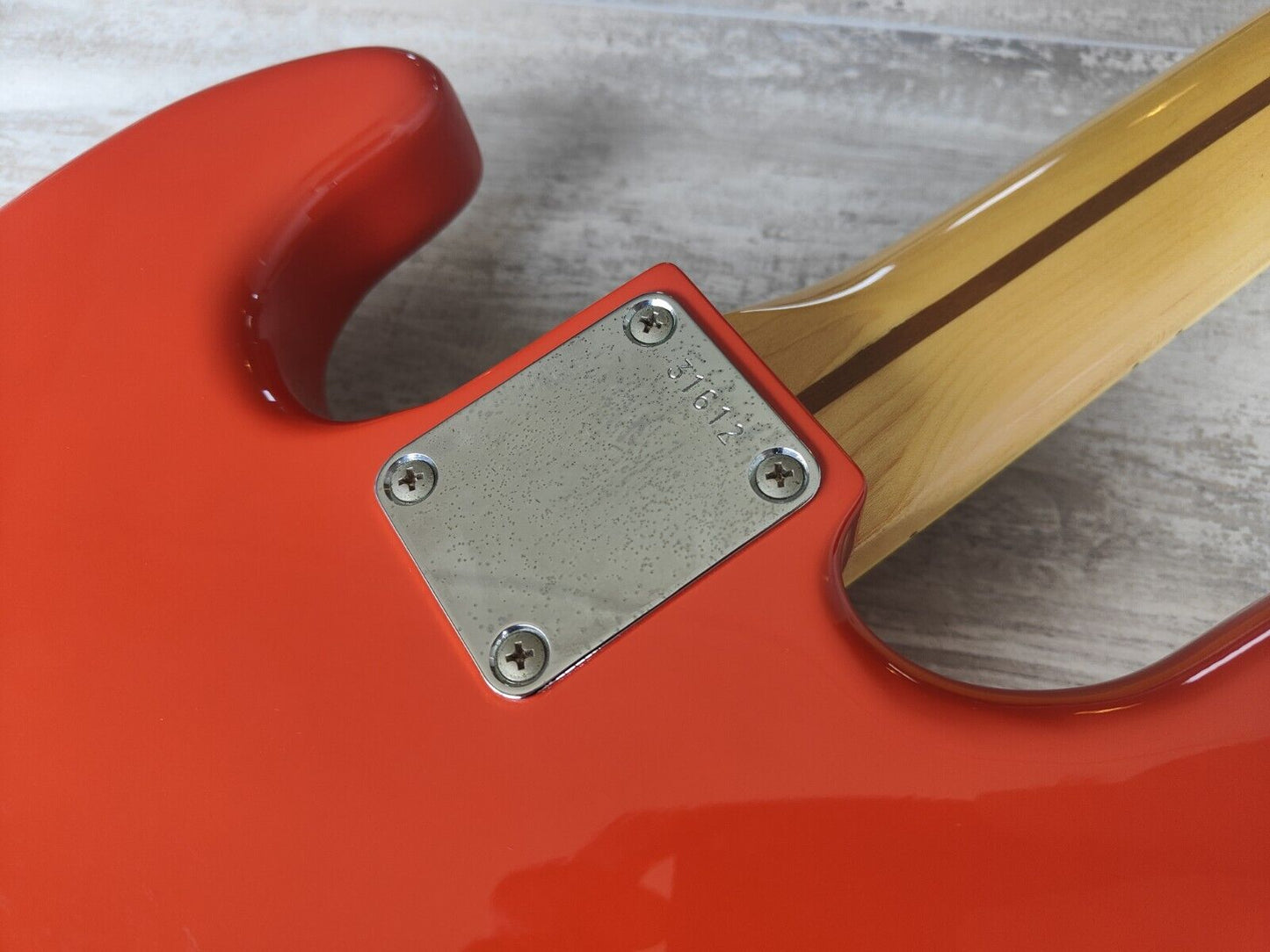 1990's Edwards Japan (by ESP) E-JB-85 '70's Reissue Jazz Bass (Fiesta Red)