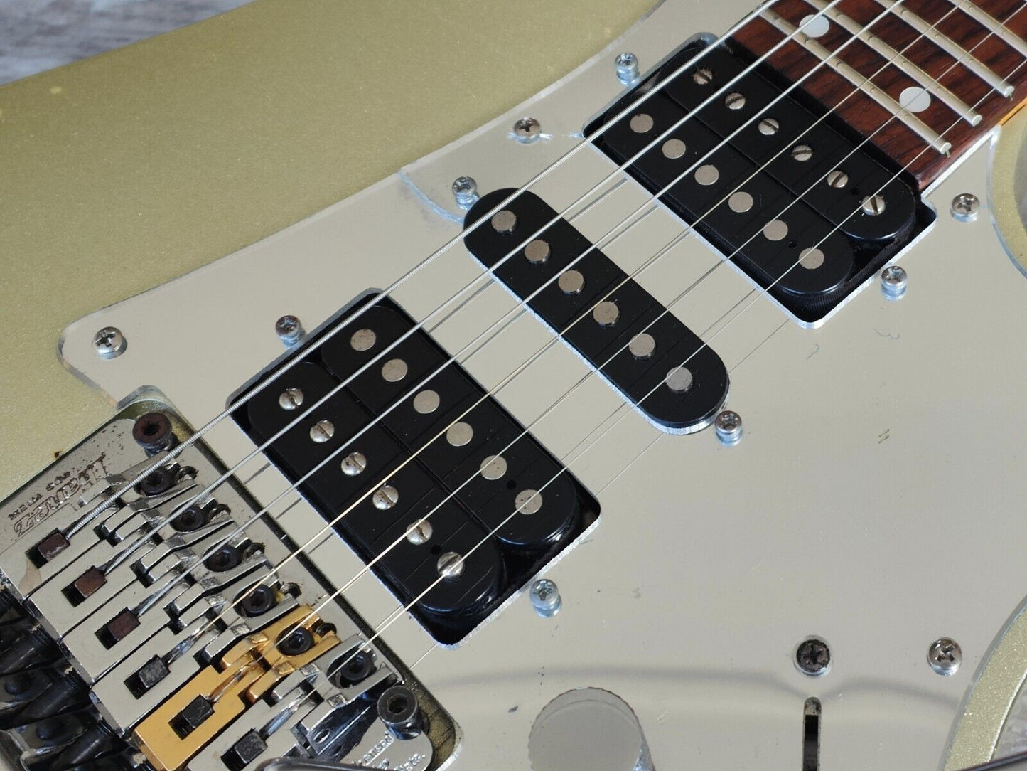 1999 Ibanez Japan RG450AH RG Series HSH Superstrat (Zinc Silver)