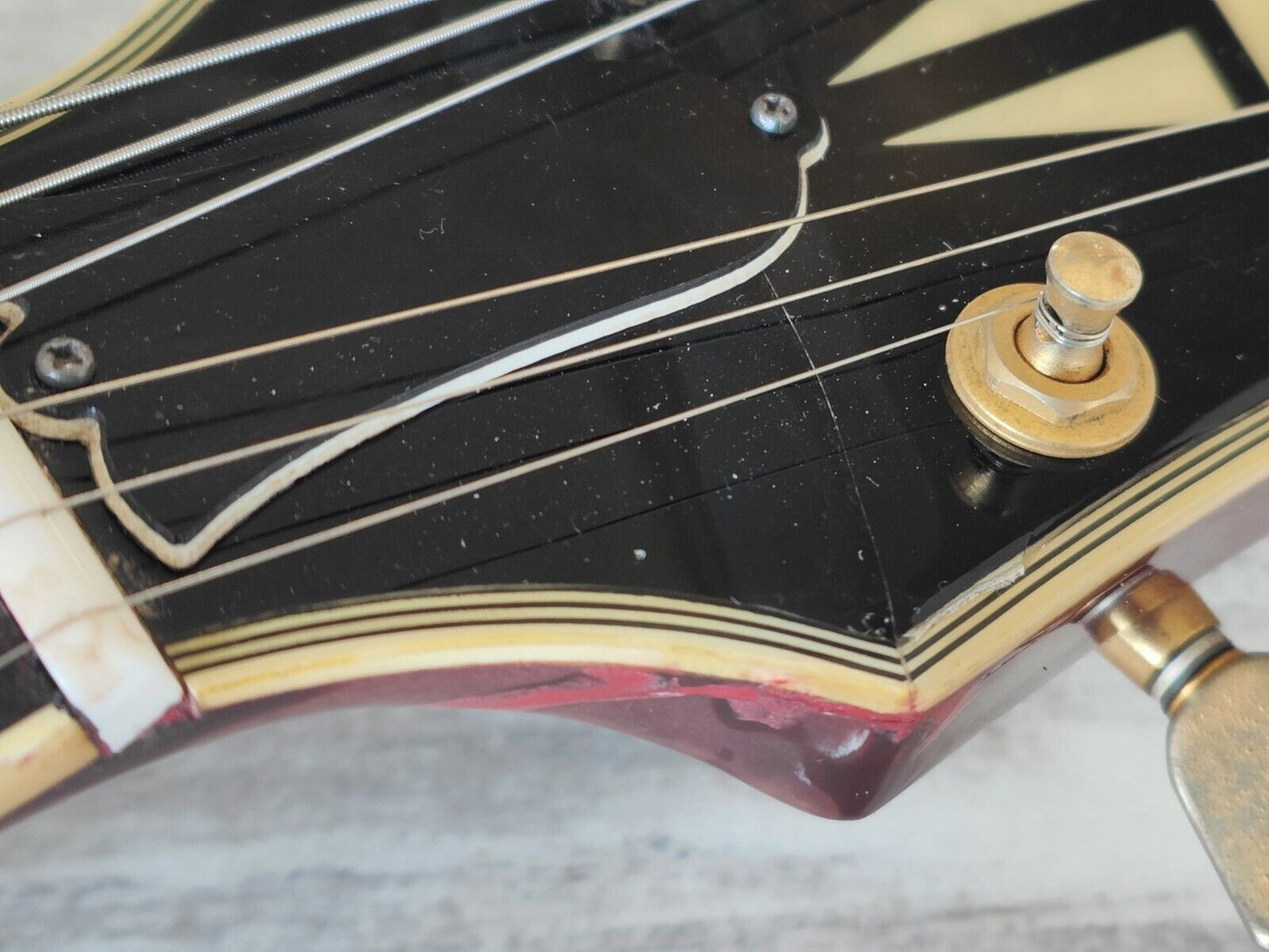 1990's Orville (Gibson) Japan LPC-75 '60's Reissue Les Paul Custom (Wine Red)