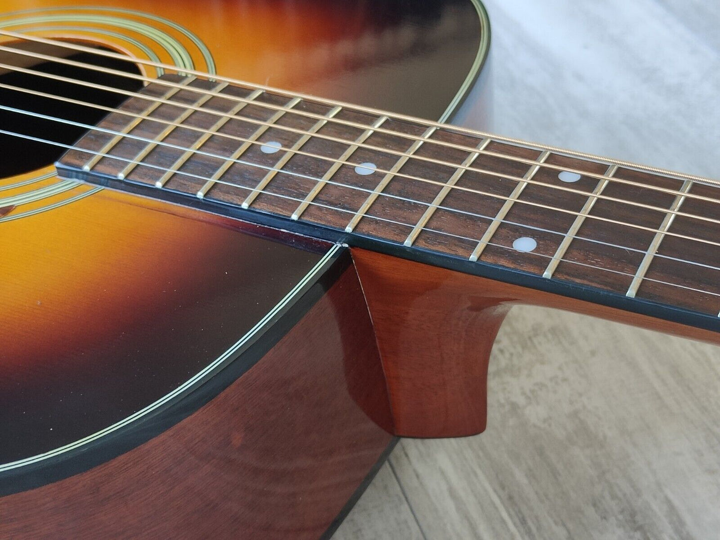 1990's Cat's Eyes (Tokai Japan) CE-20T-ST Acoustic Guitar (Brown Sunburst)