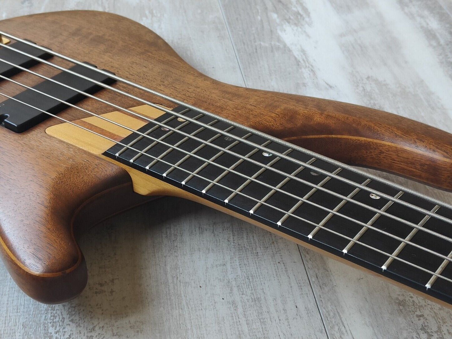 1996 Greco Japan PXB-160 Phoenix 5-String Bass w/EMG's (Walnut Oil)