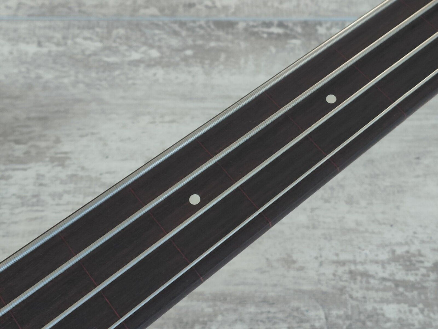 1991 Ibanez Japan SR-600D SDGR Soundgear Fretless Bass (Ruby Red)