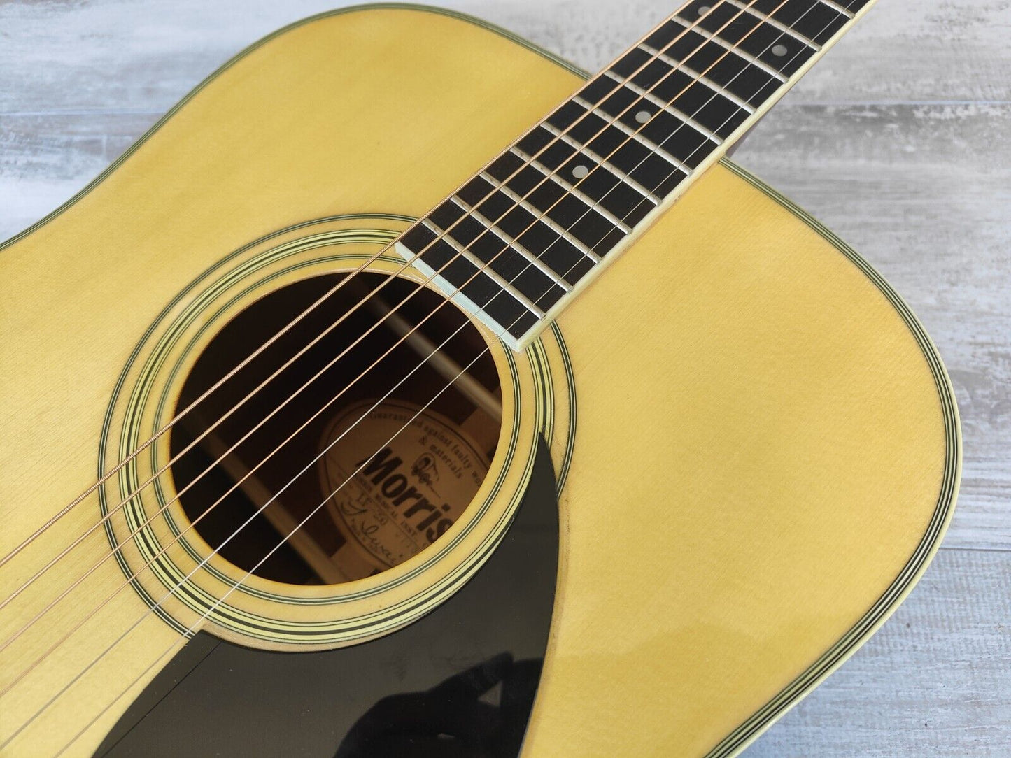 1980's Morris LF-250 Japanese Vintage Acoustic Guitar (Natural)