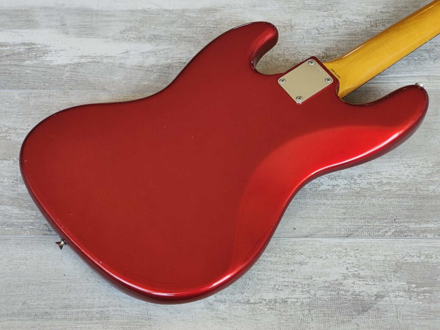 1992 Fender Japan (by Fujigen) JB62-58 '62 Reissue Jazz Bass (Candy Apple Red)